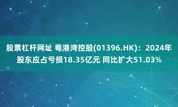 股票杠杆网址 粤港湾控股(01396.HK)：2024年股东应占亏损18.35亿元 同比扩大51.03%